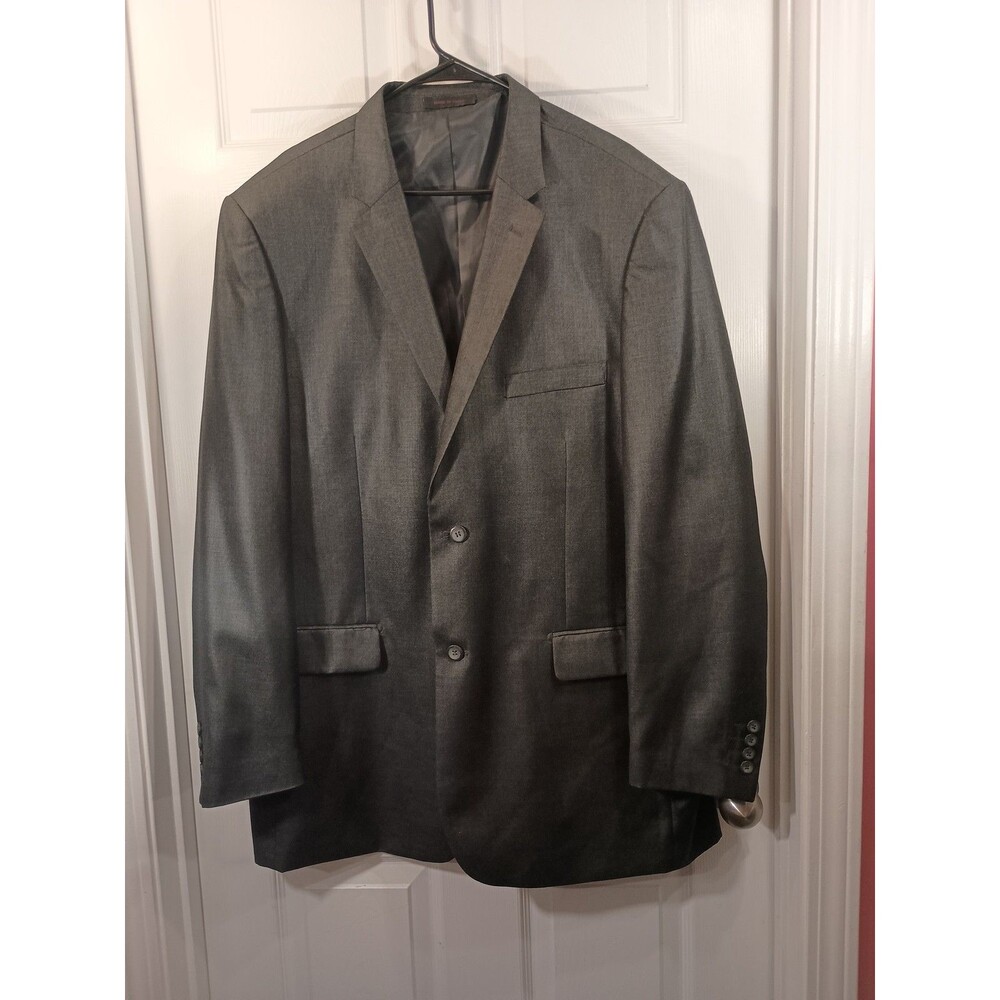 Vitali Blazer Jacket Size L48 Charcoal Gray